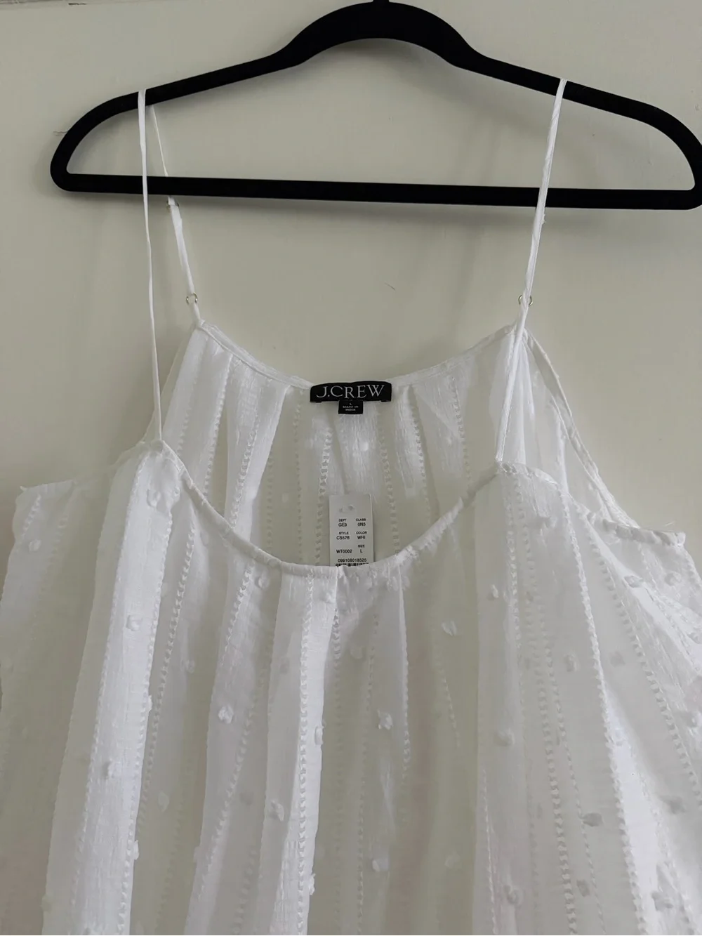 J. Crew lightweight white