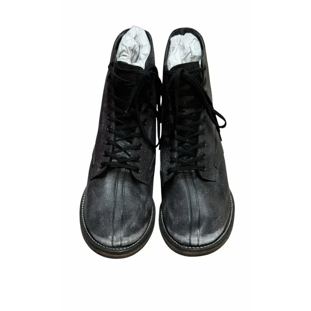 THE GREAT Distressed Boxcar Boot in Black NWB Size 10