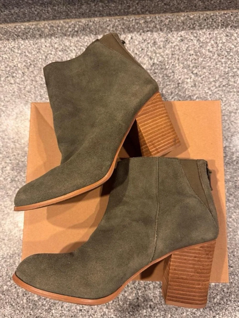 Urban Outfitters suede block