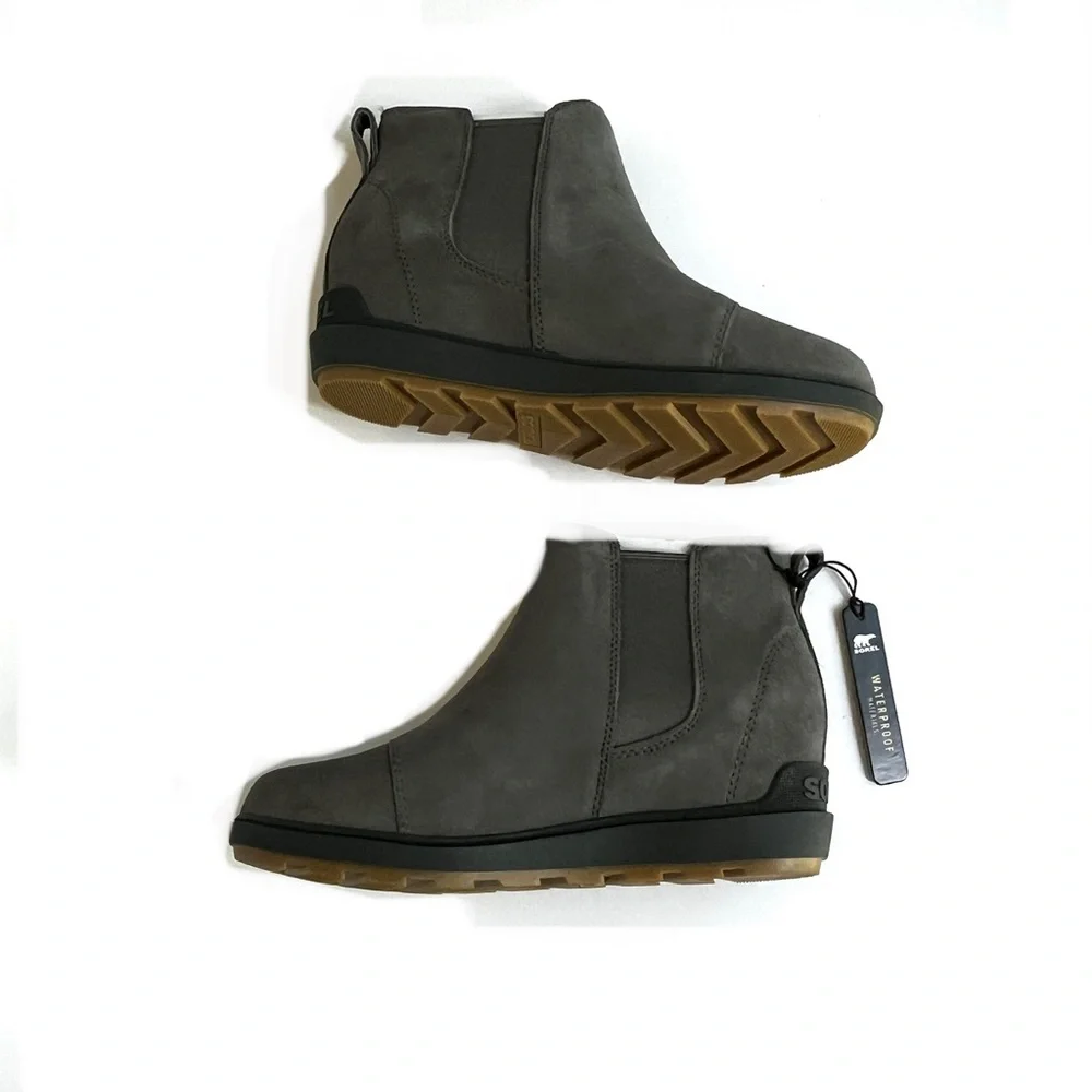 NWT | Sorel | Leather | Waterproof | Chelsea Boots