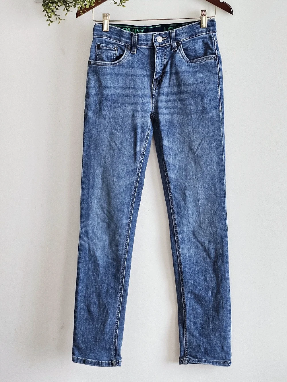 Levi’s 511 Slim Fit Eco Performance Jeans Youth 14 27x29 Blue Stretch