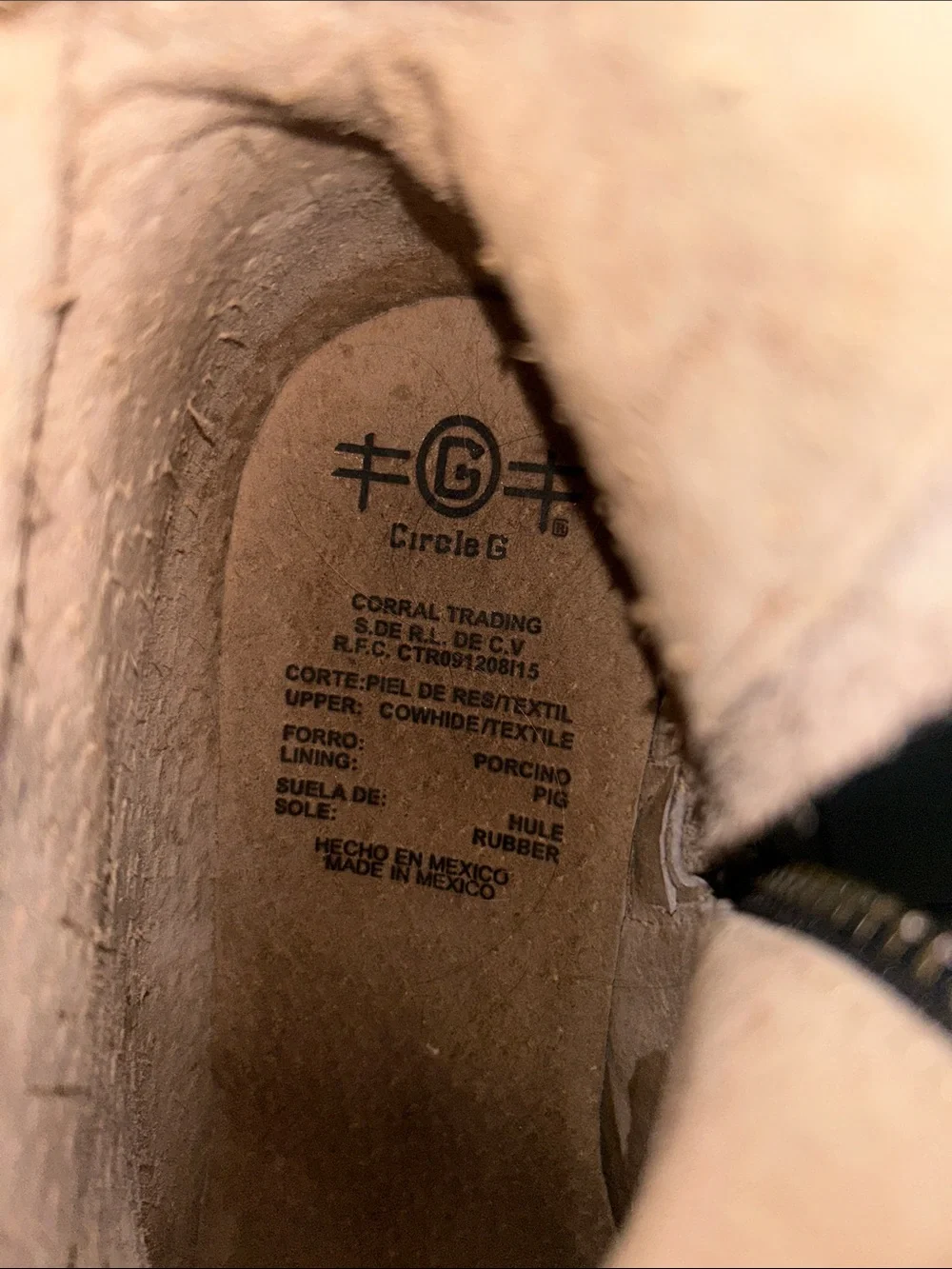 Corral distinctive ankle