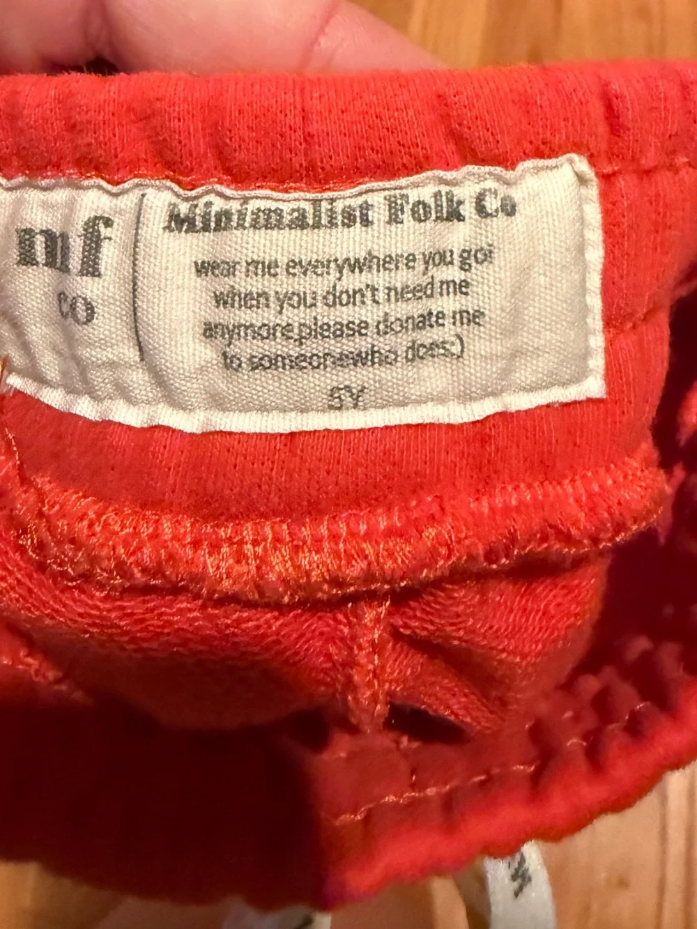 Minimalist Folk Co. comfortable red
