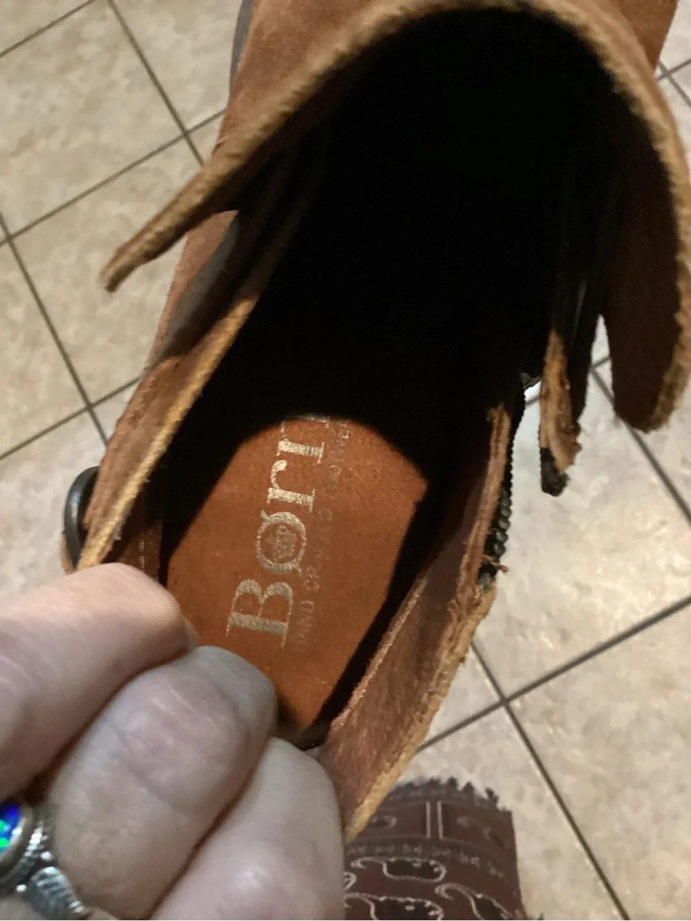 Born suede ankle