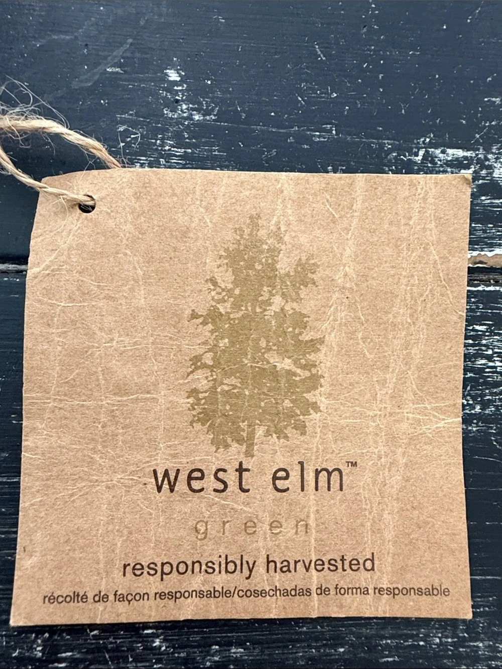 West Elm weathered wood