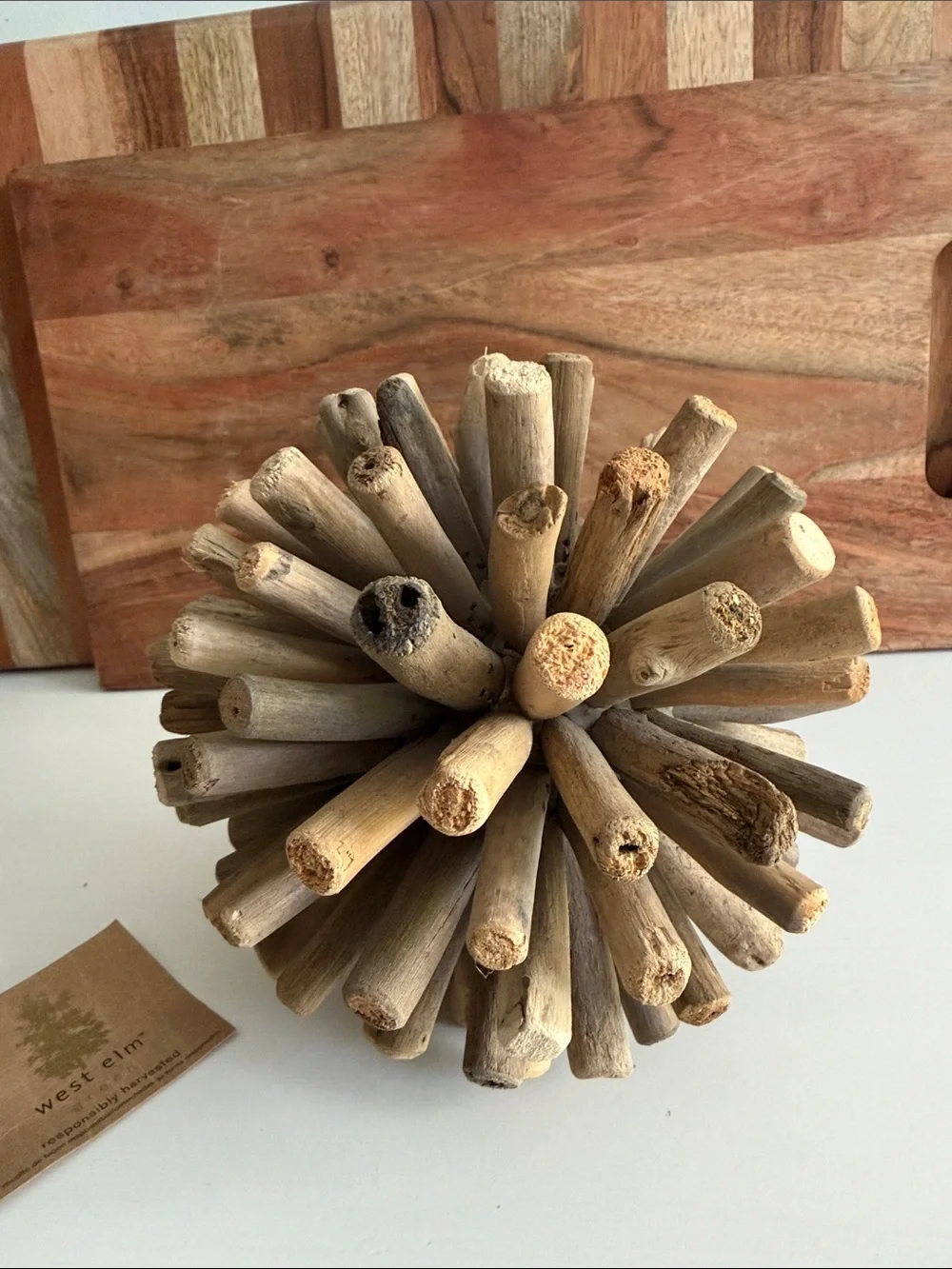 West Elm weathered wood