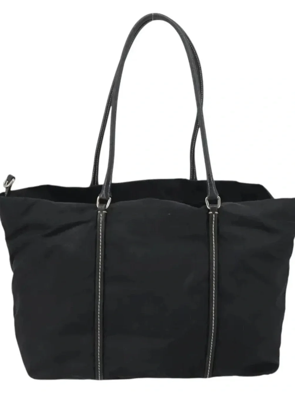 Prada Black Nylon Small Tote Bag