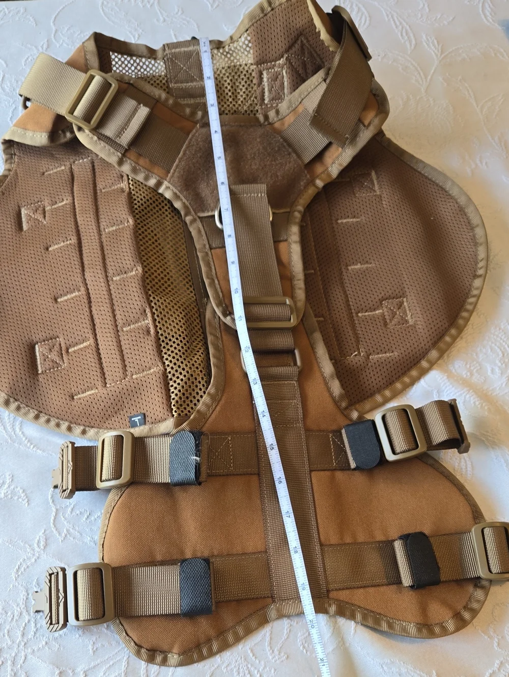 Dog Trainer Vest Dog Vest Fully Adjustable Size Large