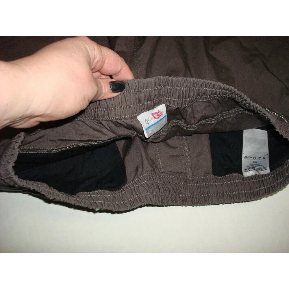 New Mens Shorts M Columbia Brown Gray Short NWT Casual Water UPF Drawstring