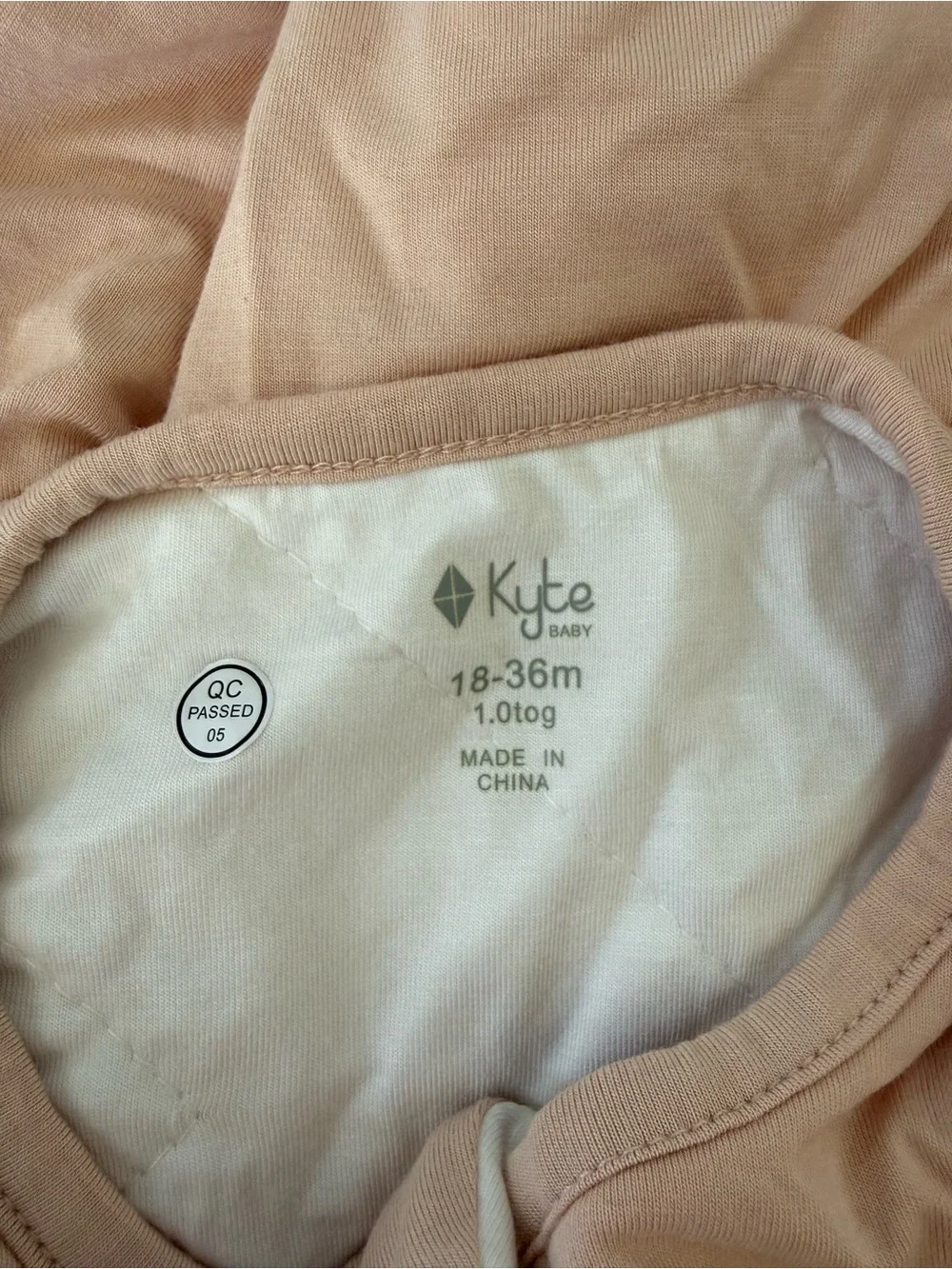 Kyte BABY fabric closure kyte
