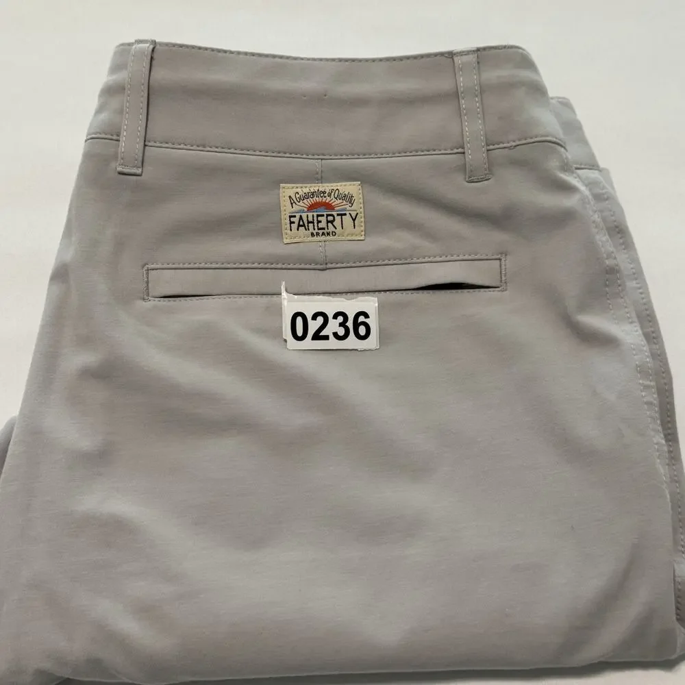 Faherty Men's All Day Cotton Blend 9” Inseam Casual Stone Color 33 Hiking