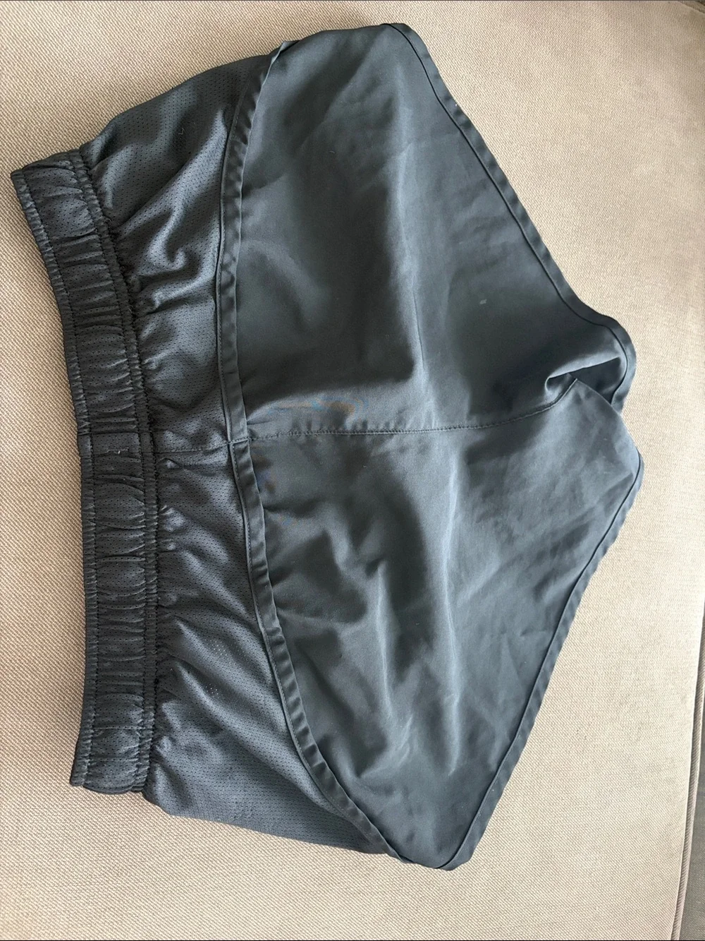 Nike Women's Dark Gray/Black Athletic Shorts