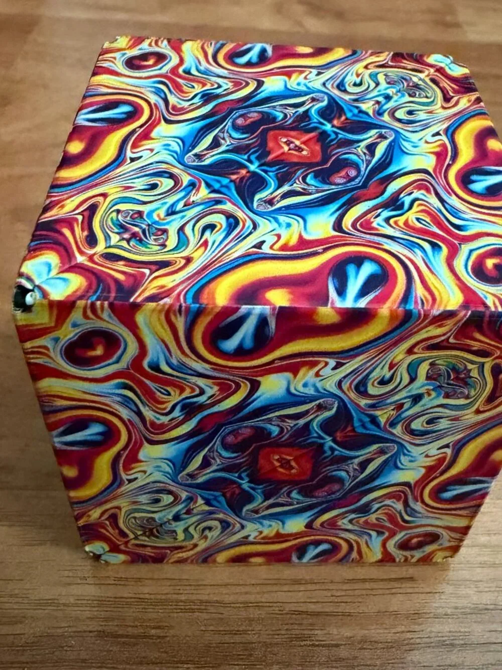 Shashibo Shape Shifting Box puzzle cube, spaced out pattern
