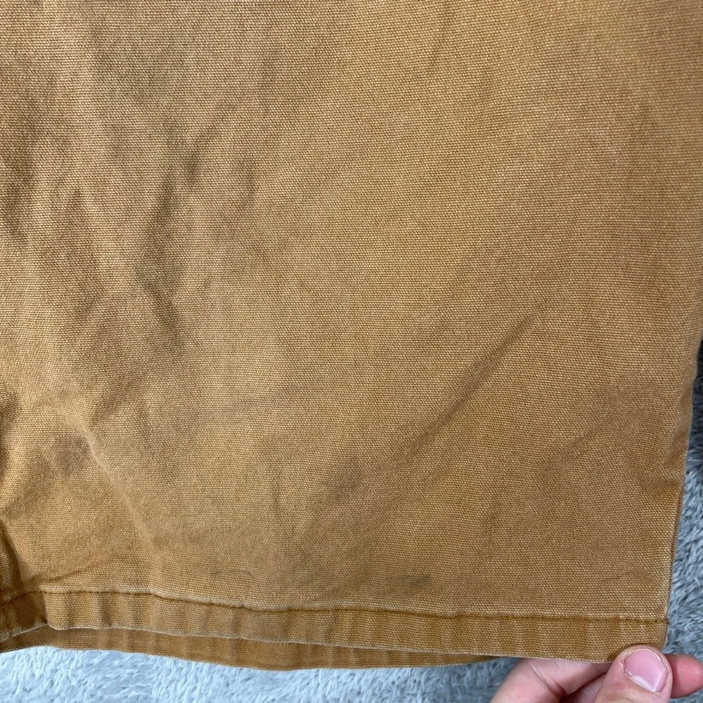 Dickies Carpenter Shorts Mens 40 Brown Duck Canvas Utility Workwear Skater