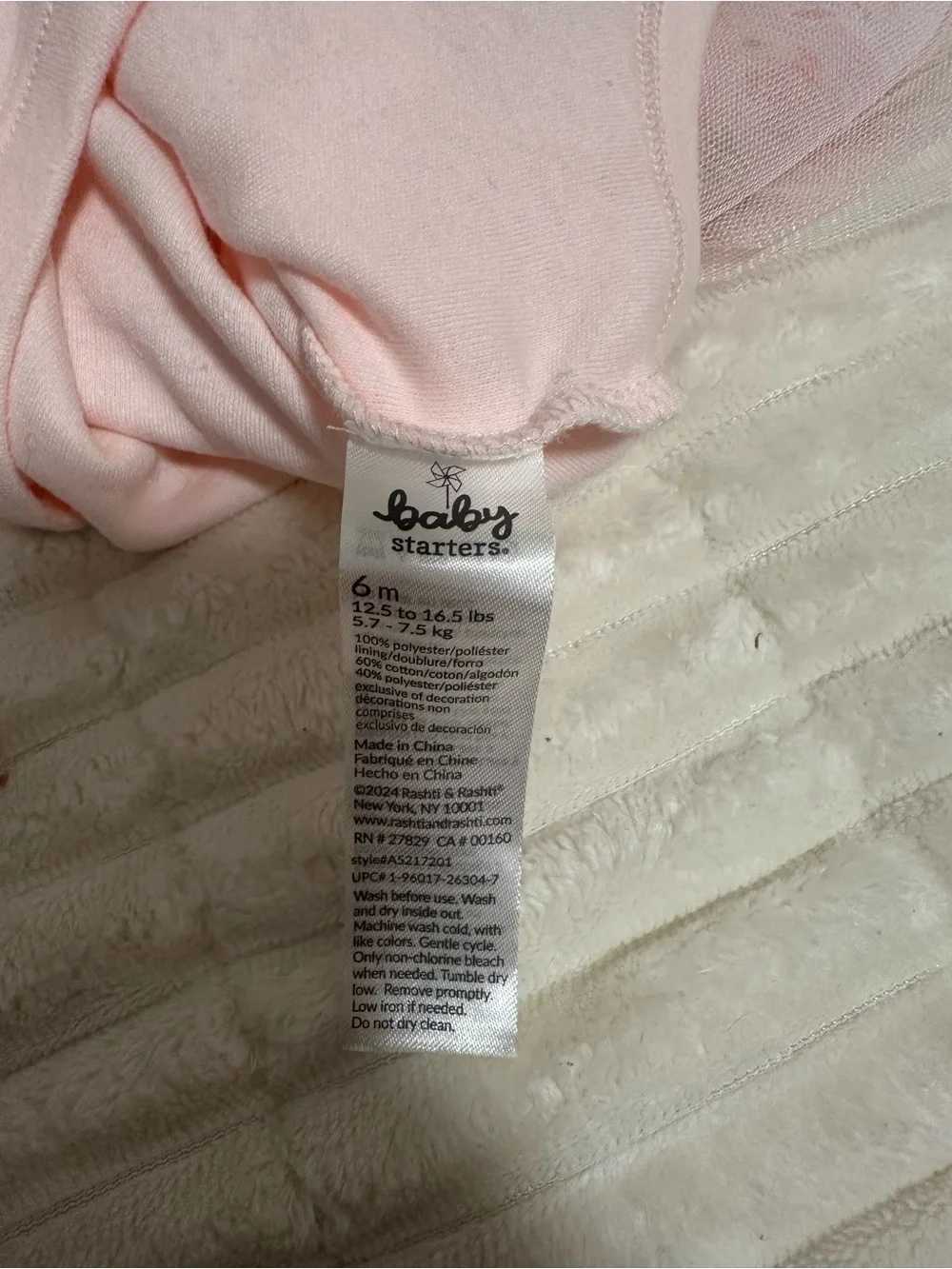Baby Starters pull sleeveless