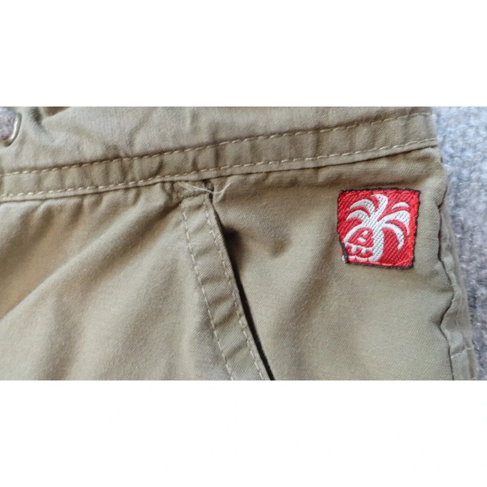 Boardway Shorts Men's 29x16 Chino Knee Length Cargo Army Green Hiking Outdoor
