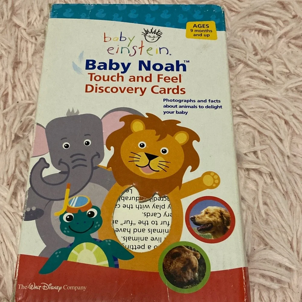 Baby Einstein touch and feel animal cards