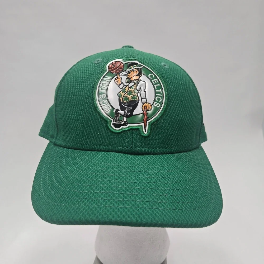 New Era 59FIFTY Low Profile Boston Celtics Hat Green‎ Fitted NBA Cap 7 3/8