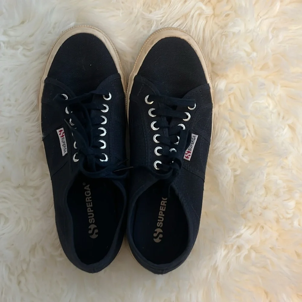 Superga navy blue