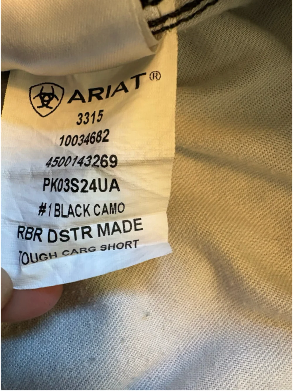 Ariat brand rebar