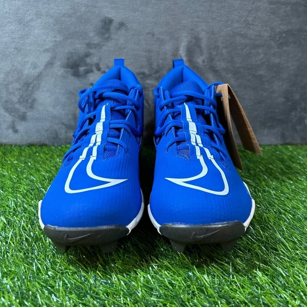 Nike Alpha Menace 3 Shark Cleats Mens Size 11 Blue White Football Performance