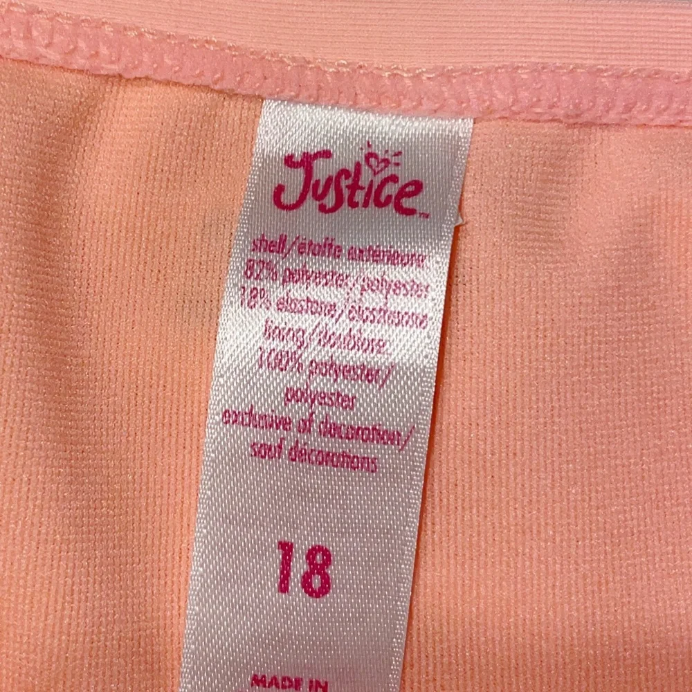 Justice girl orange