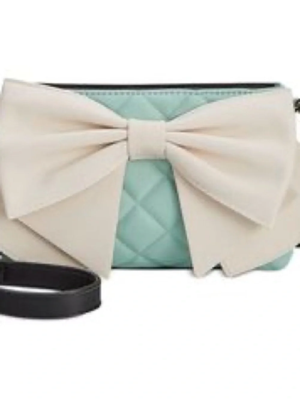 Betsey Johnson mint quilted