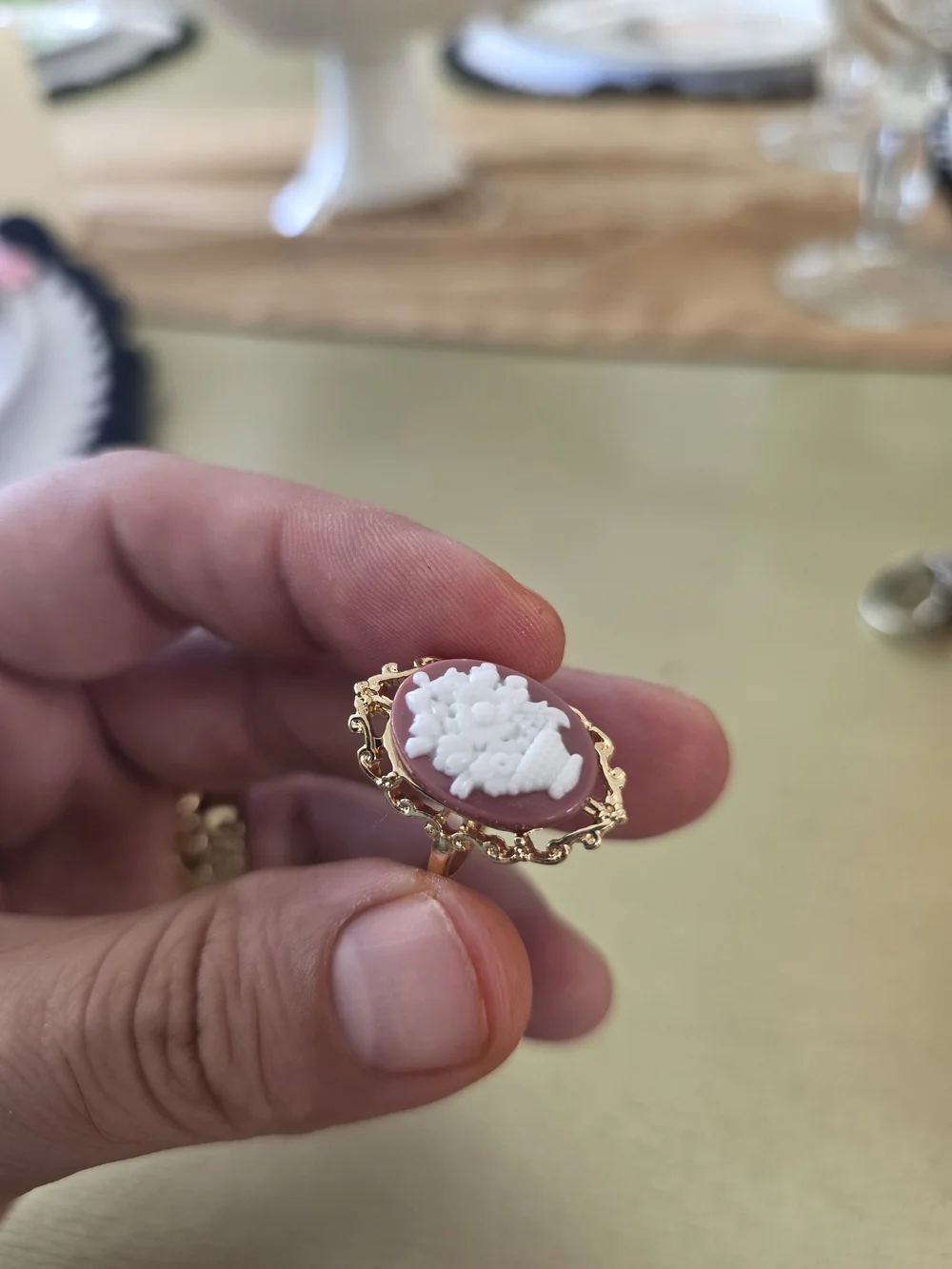 Ring size gold