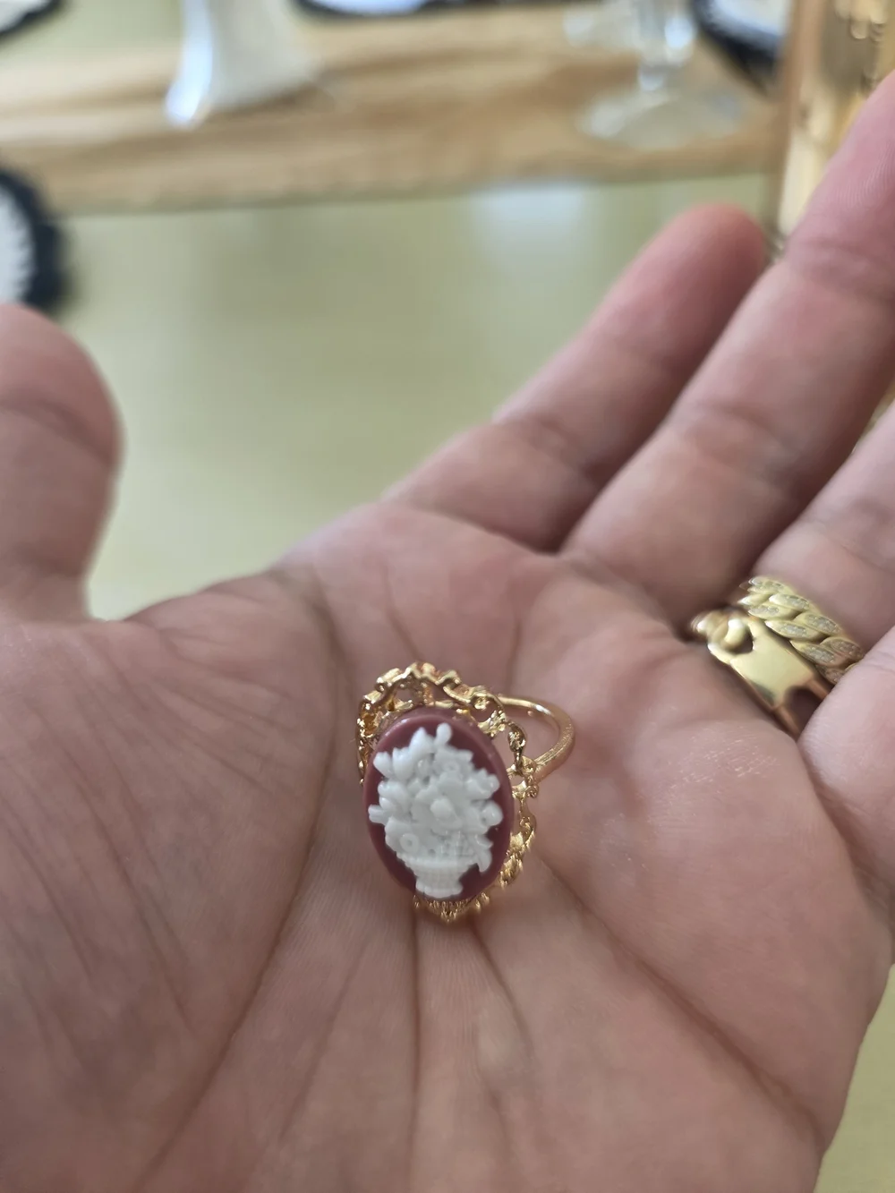 Ring size gold