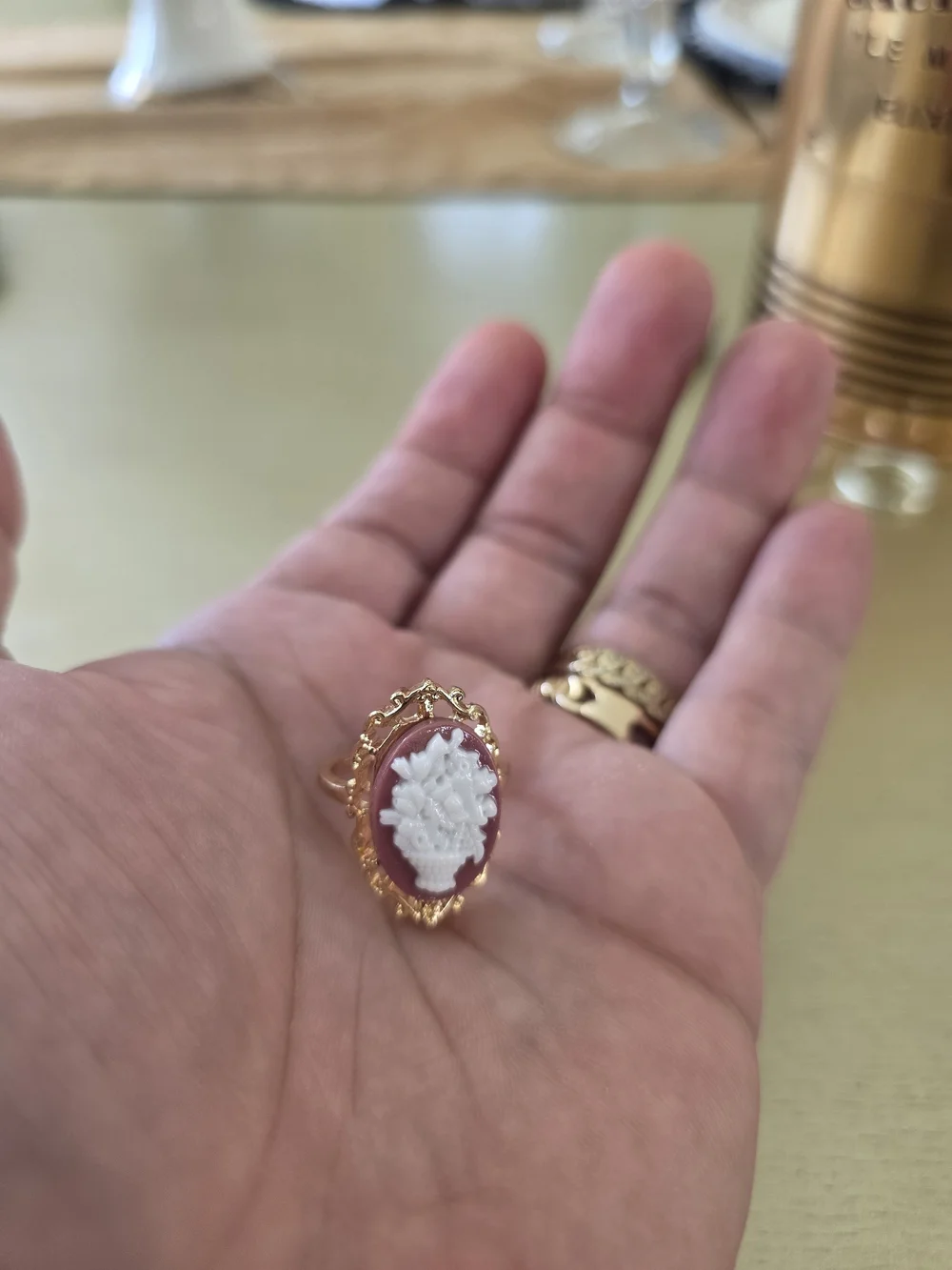 Ring size gold