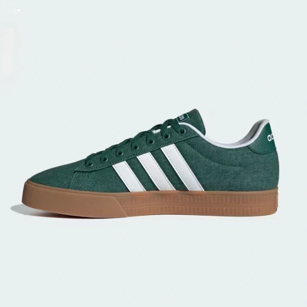 Adidas Men's Daily 3.0 Skate Shoe in Collegiate Green / Cloud White / Gum NIB