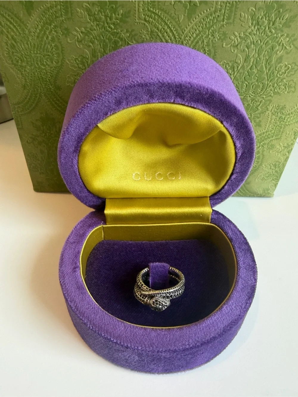 Gucci Garden Serpent Ring. Size 6.