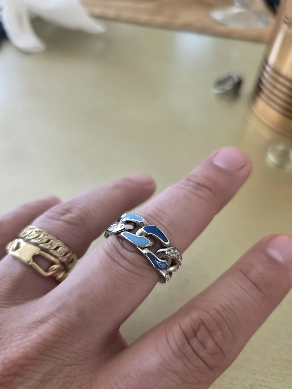 Vuitton  Chain Cuban Link Ring - Women Jewelry