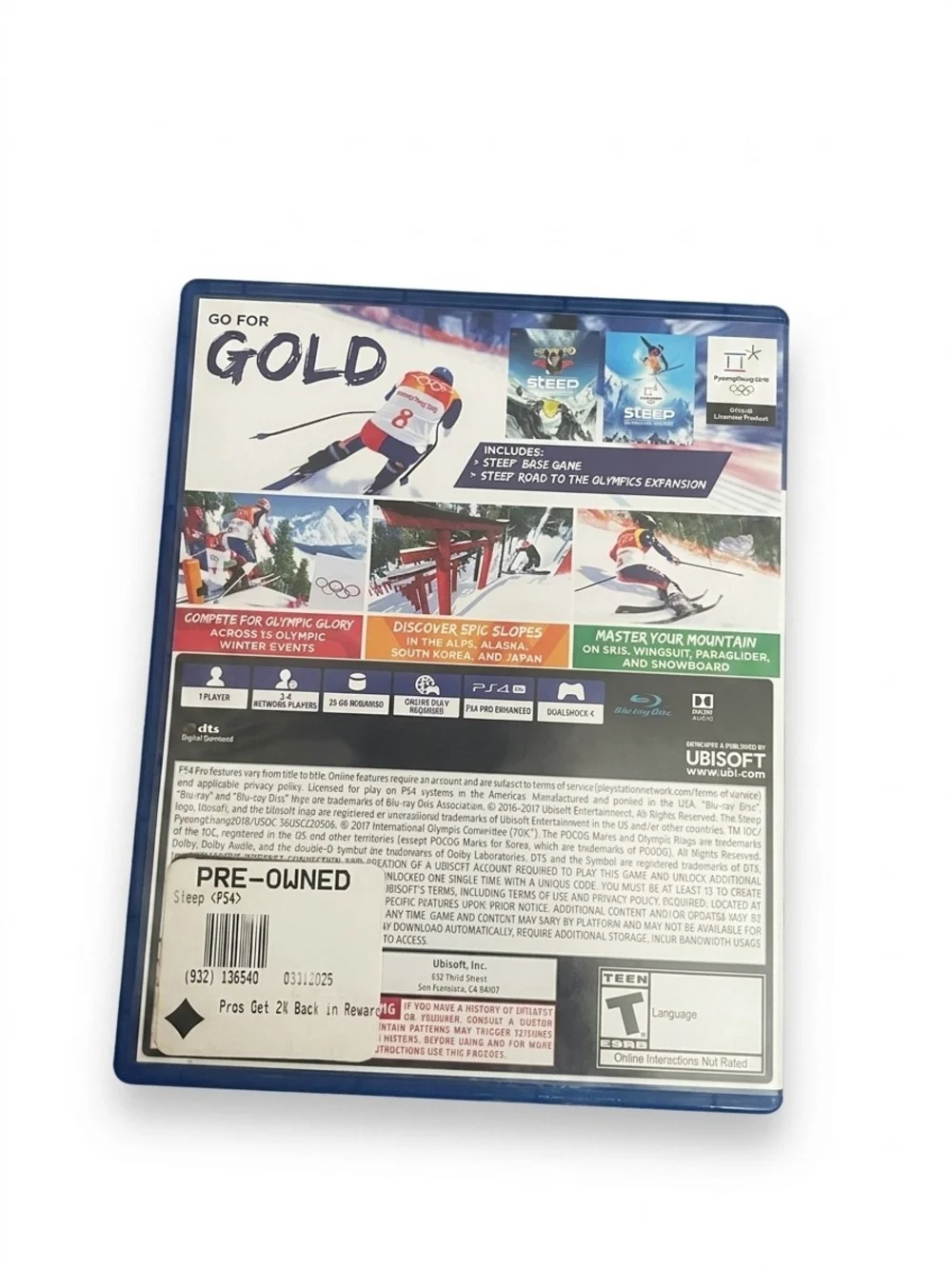 Steep: Winter Games Edition (PS4) - Blue Case by Ubisoft