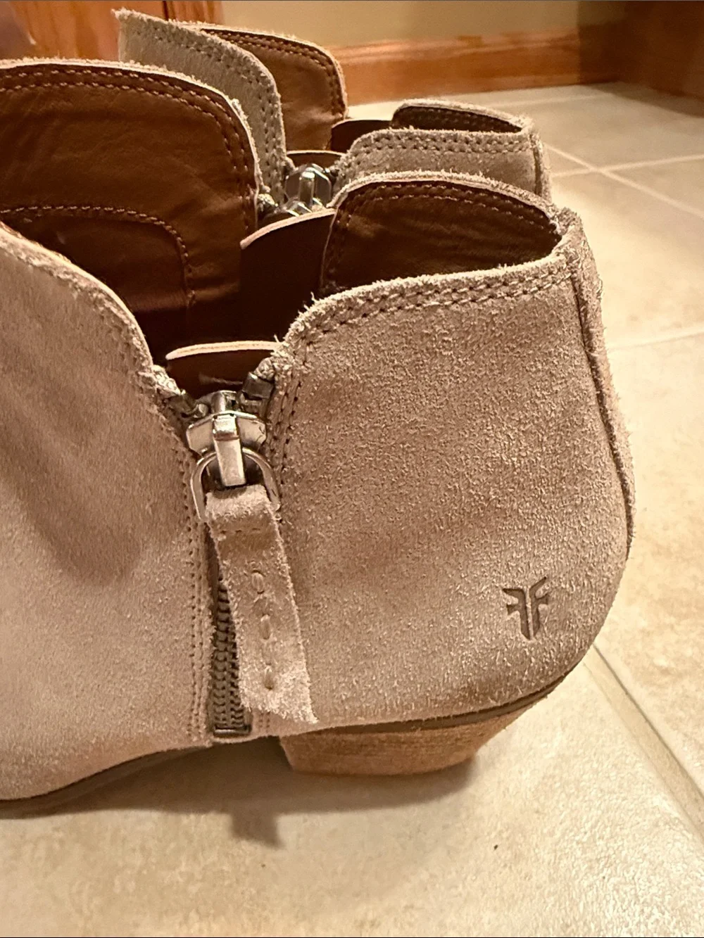 Frye suede ankle