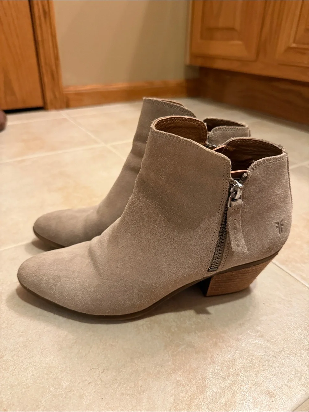 Frye suede ankle