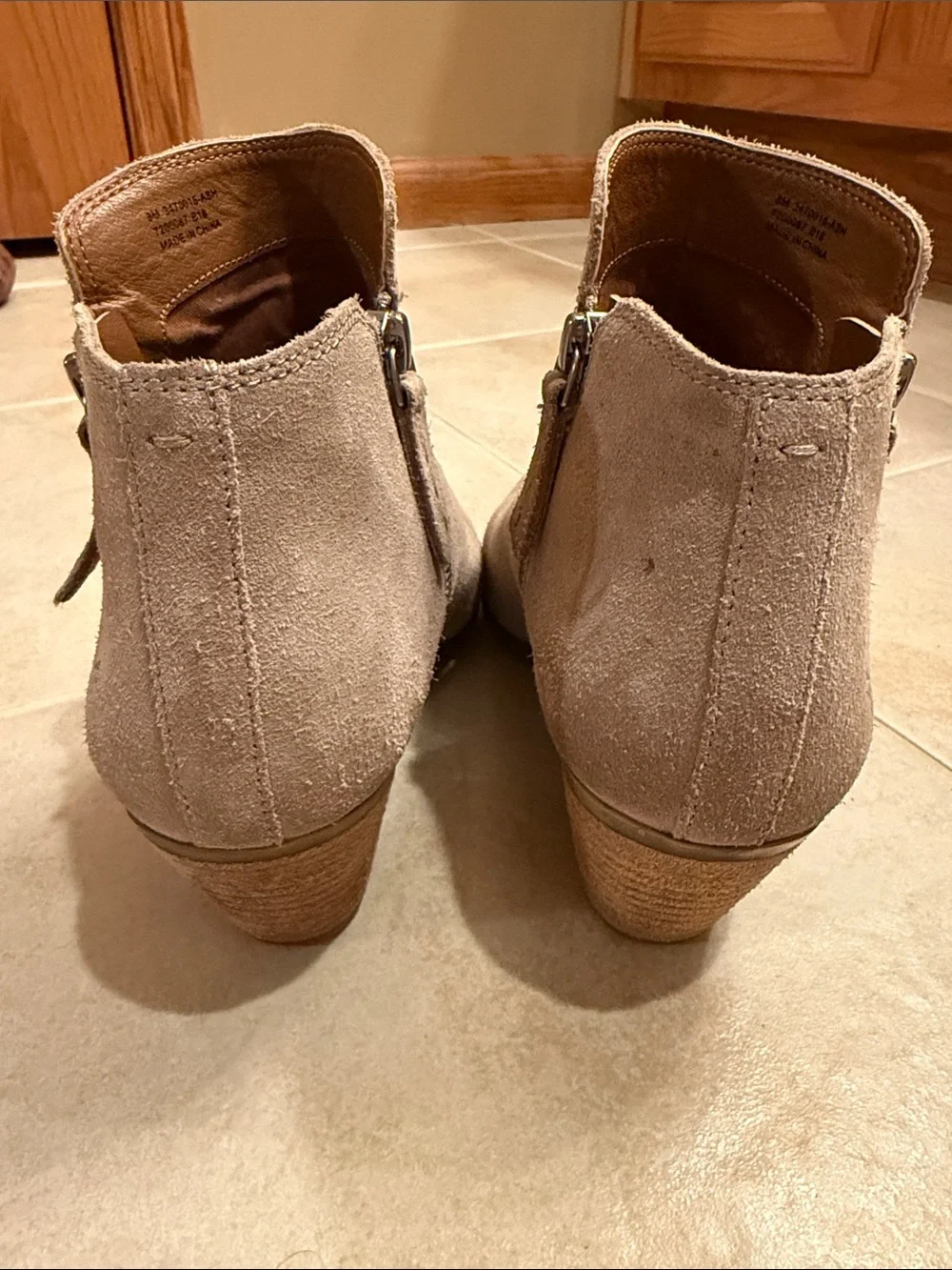 Frye suede ankle