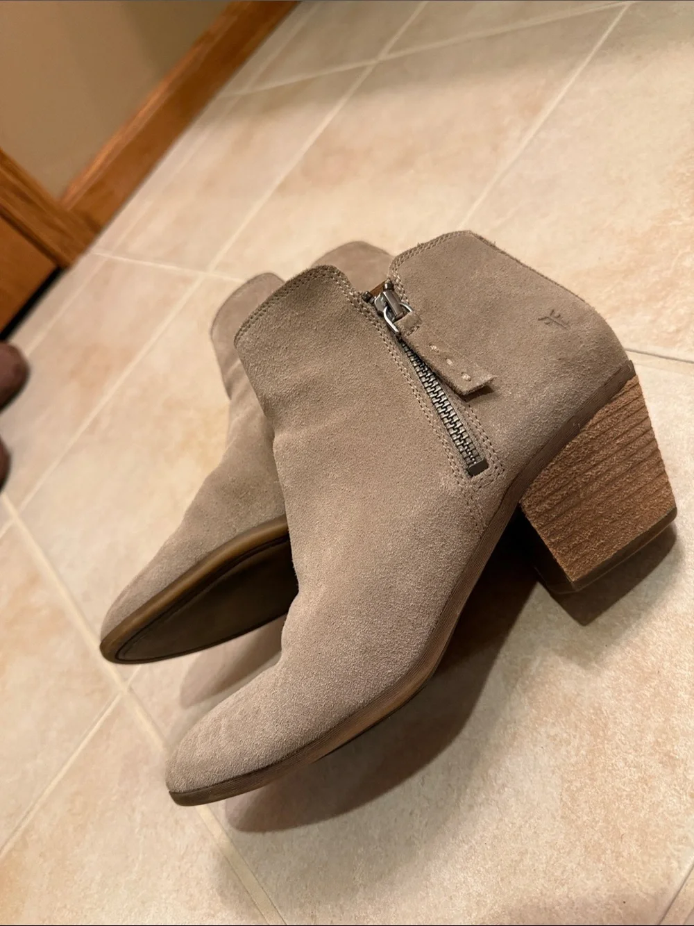 Frye suede ankle