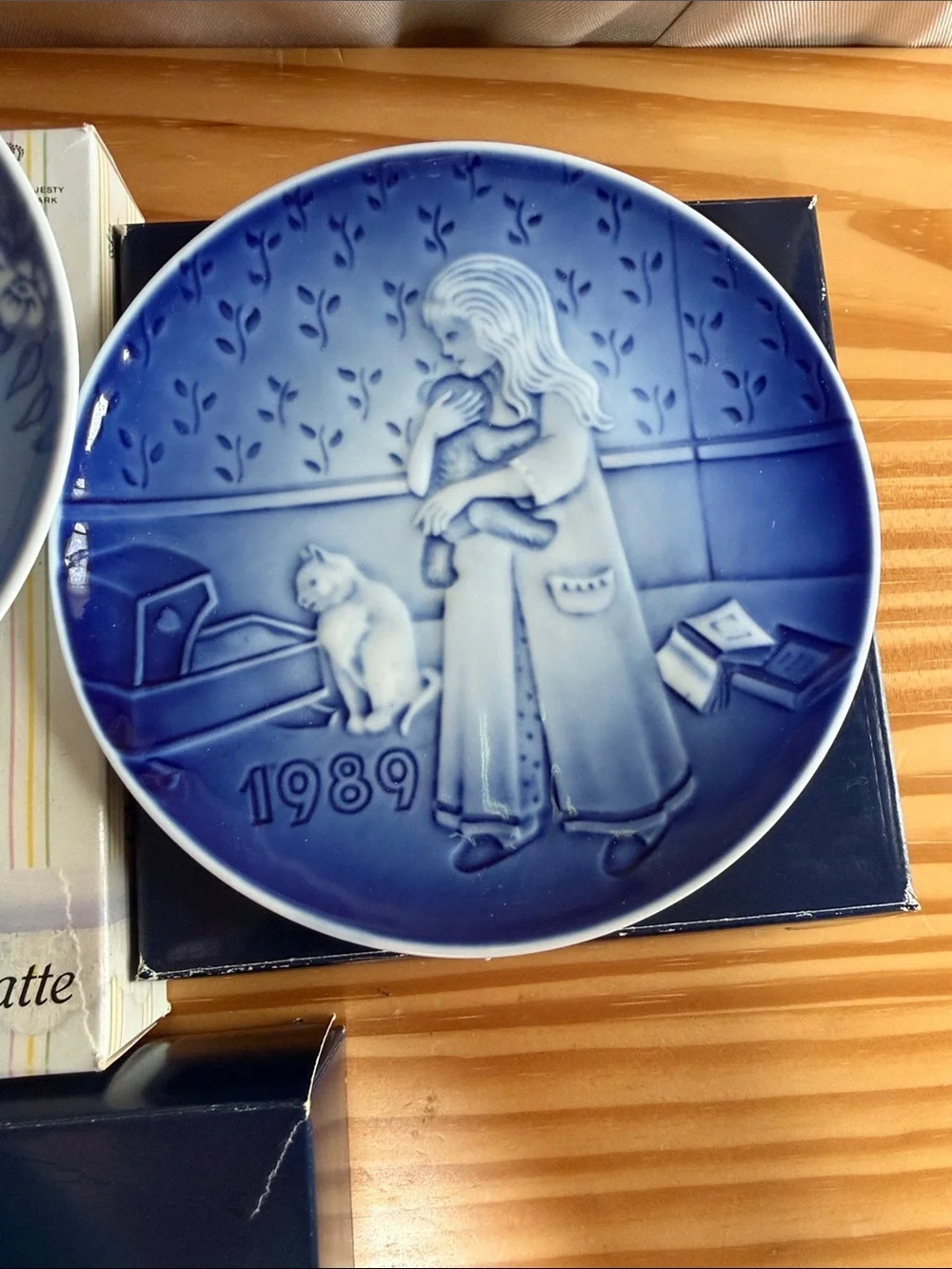 Lot of 7 Vintage Bing & Grondahl Children’s Day Plates 1985-1993 W/ Boxes