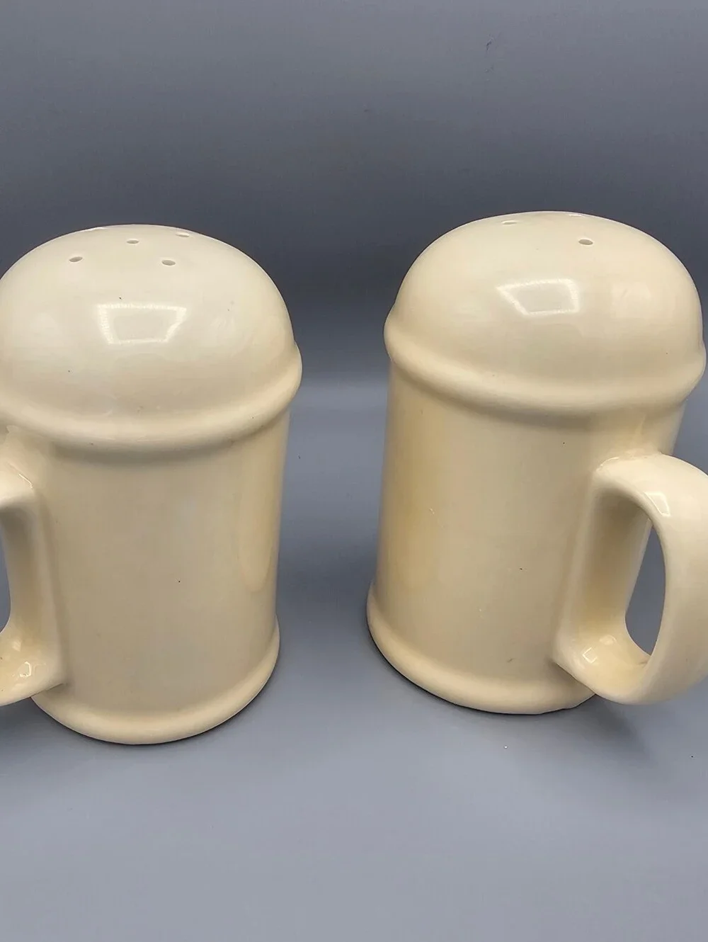 Vintage Ceramic Salt and Pepper Shakers with Cottage Design