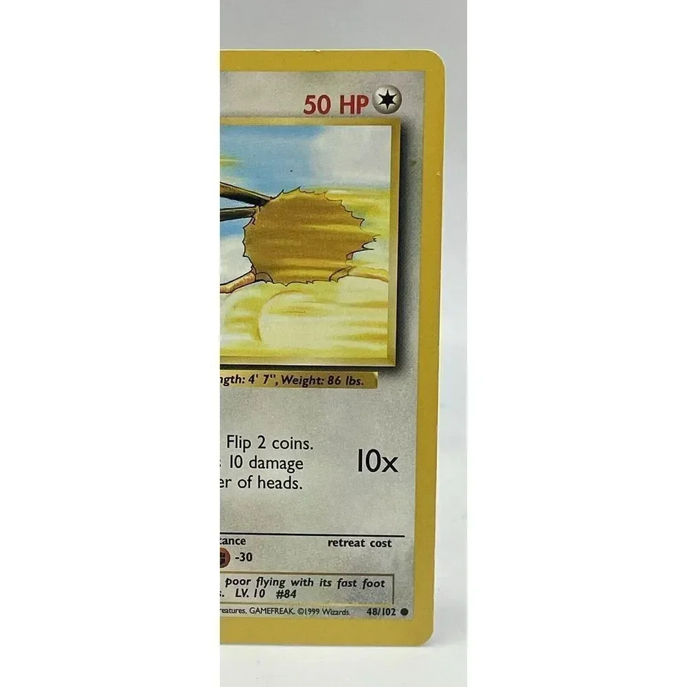 Doduo 48/102 Base Set Common - Non Holo‎ Vintage 1999 Pokémon Card LP