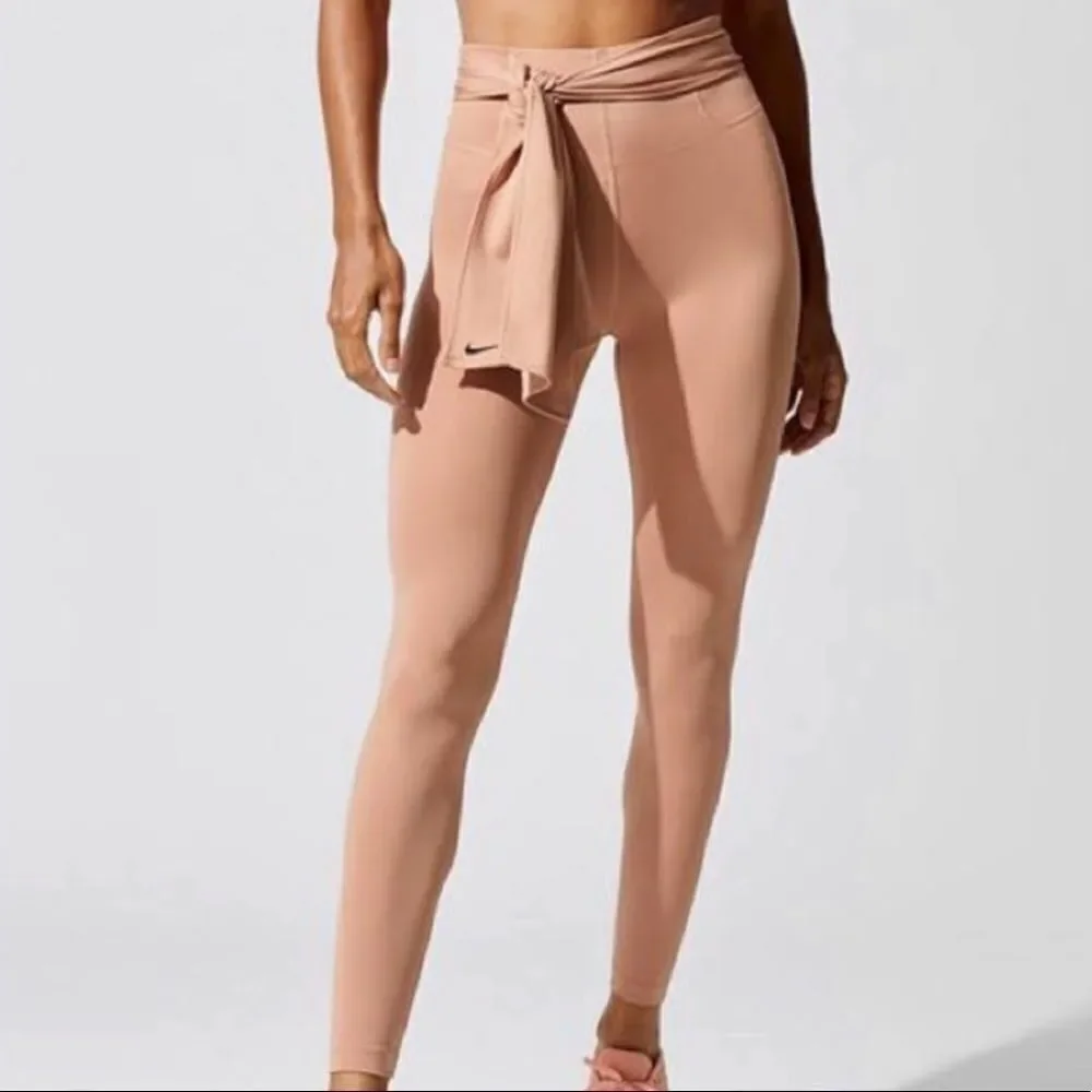 Nike Dry Sculpt Victory Training Tights High Rise Pink Blush