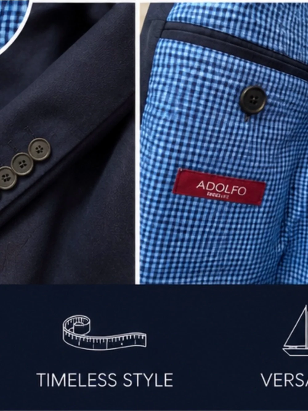 Adolfo button from
