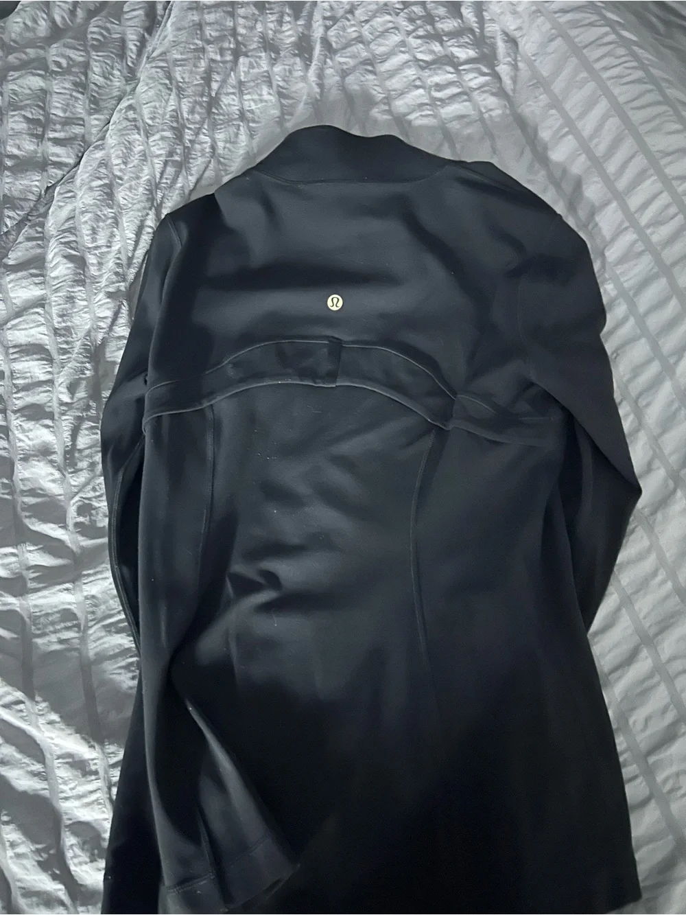 Lululemon Define Jacket black Size 10 with Gold Hardware