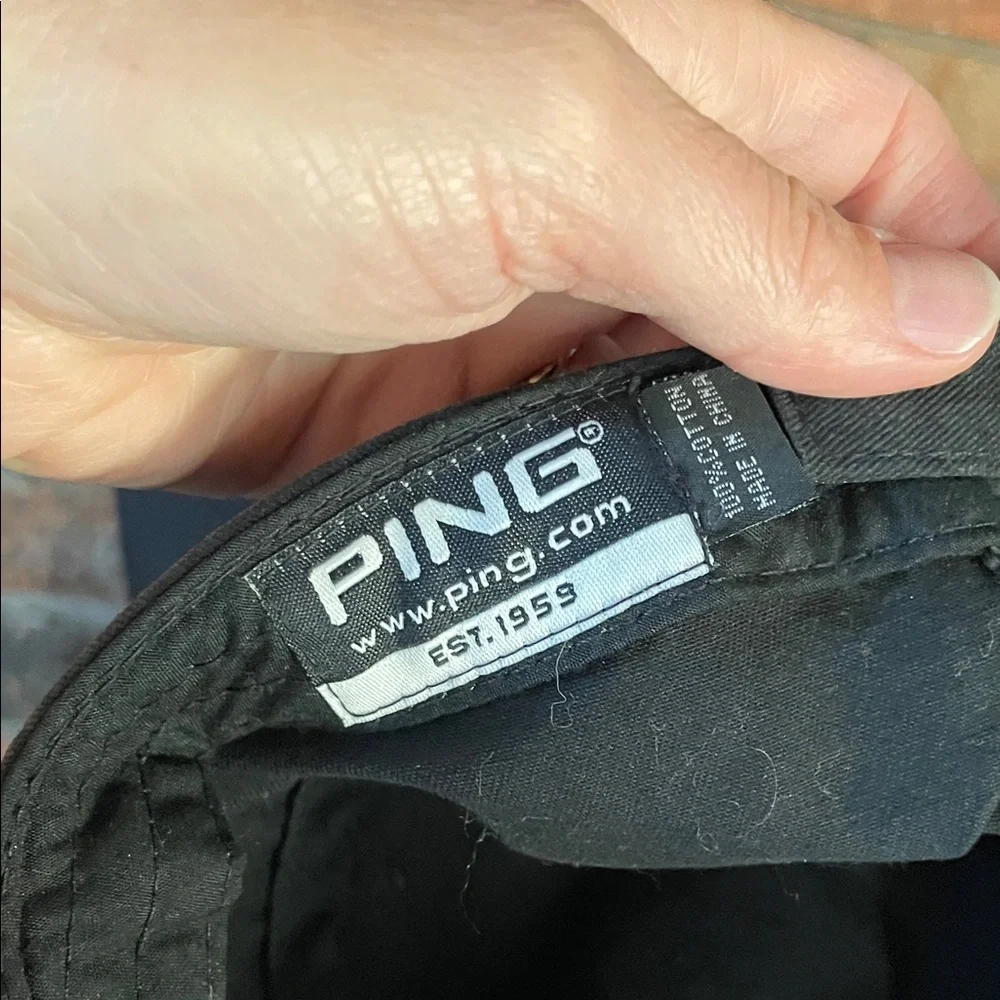 Ping‎ Black Casual Cap
