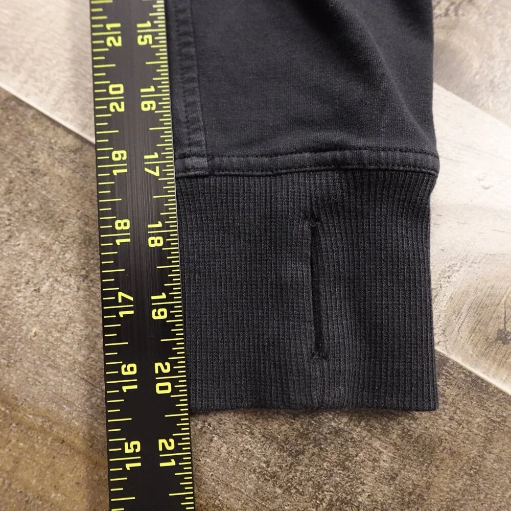 Lululemon‎ Full-Zip Hoodie Jacket Women's 6 – Black (Thumbholes) Fair Condition