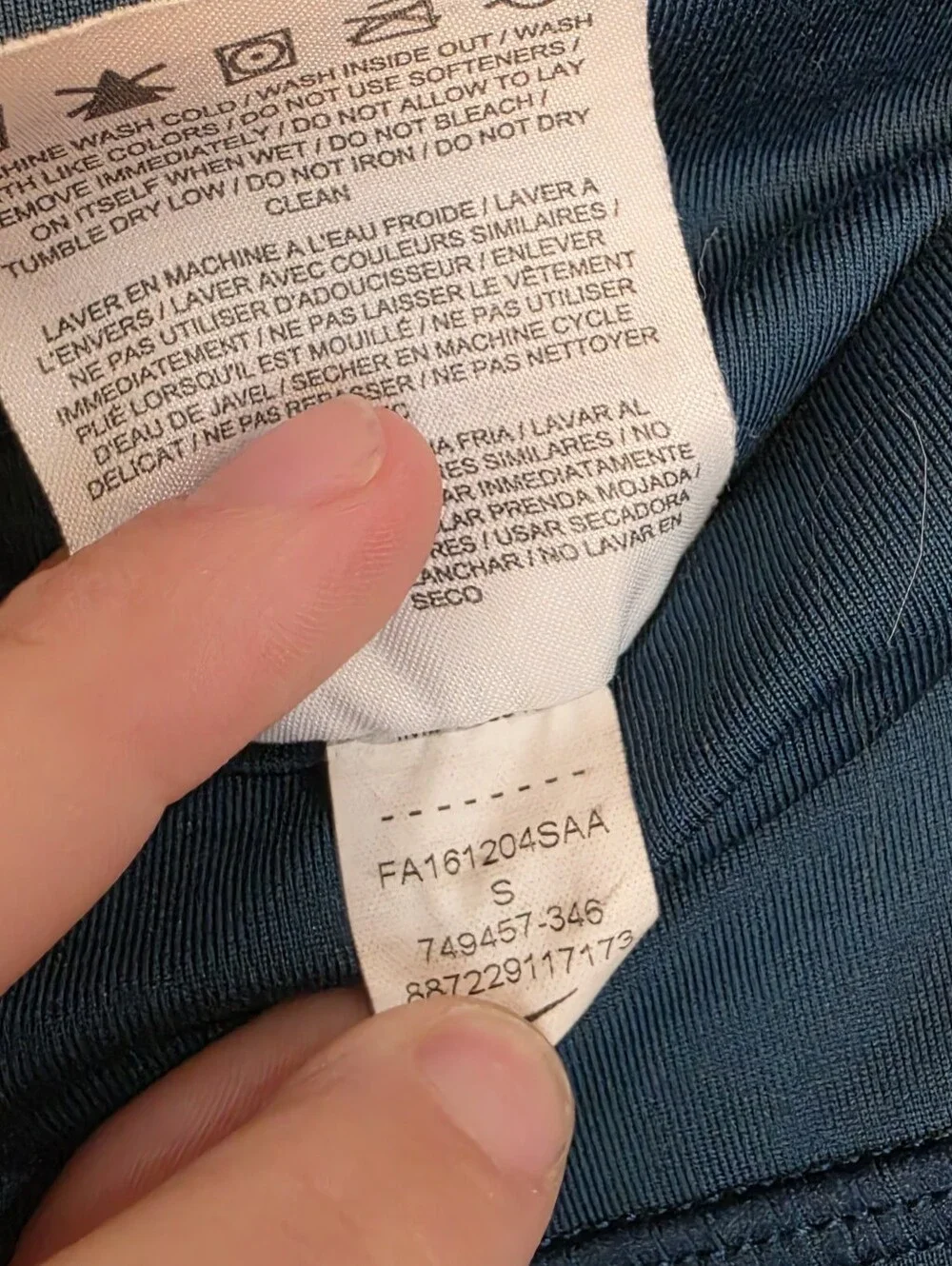 Nike drawstrings dry