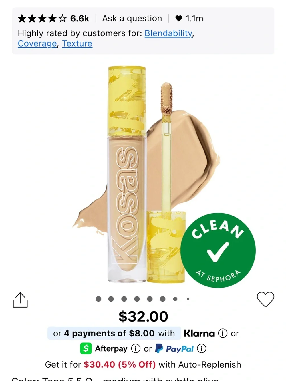 Kosas light nude