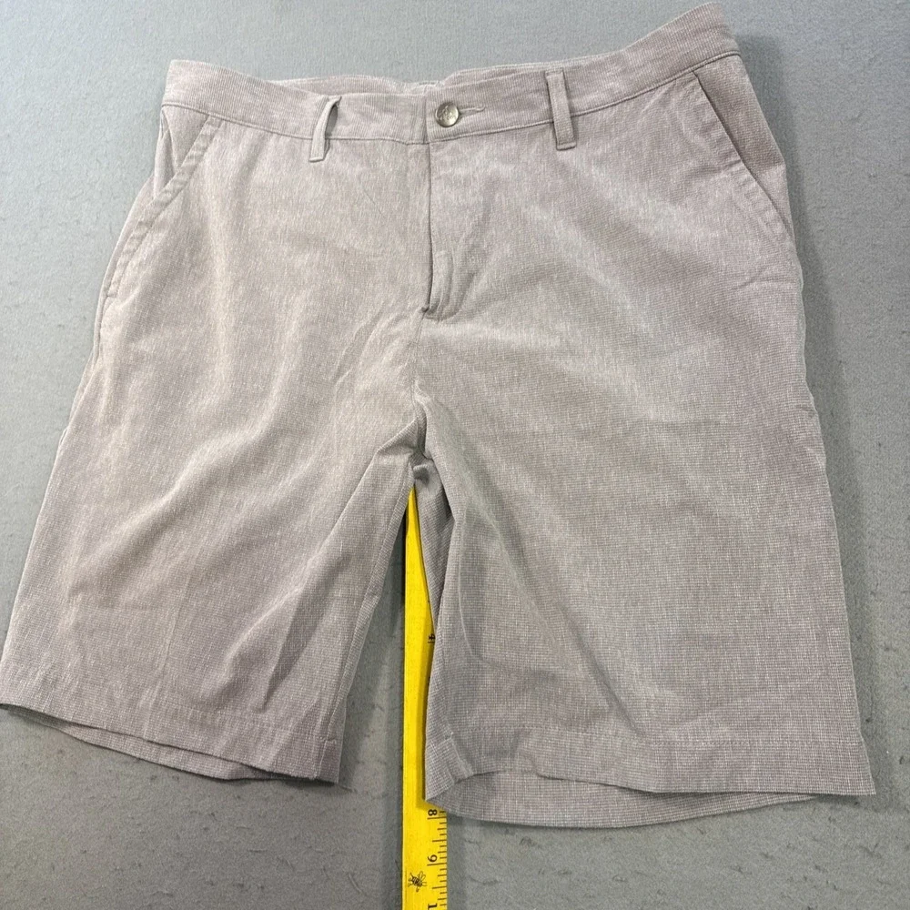 Adidas Shorts Mens 34 GRY TEXTURED  Climacool Golf Casual Lightweight Outdoor