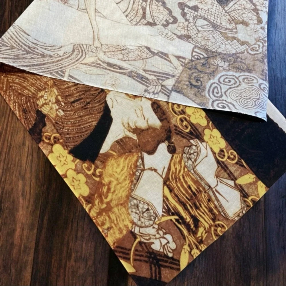 Shunga (Erotic Art) Utagawa Toyokuni 100% Cotton Hand Towel